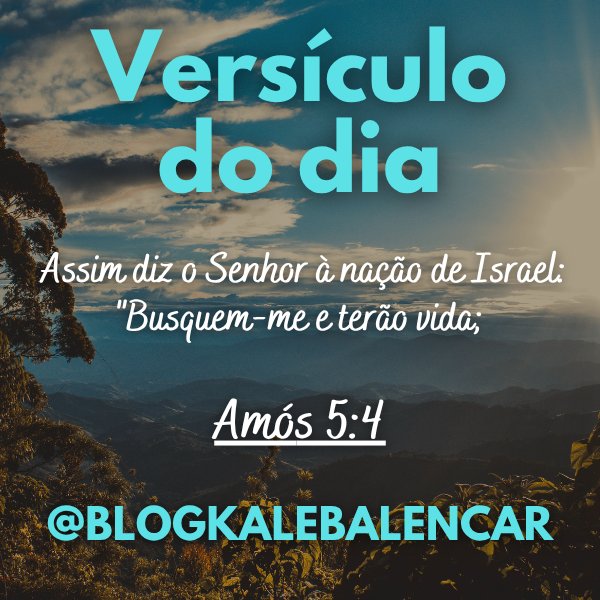 Versículo do Dia